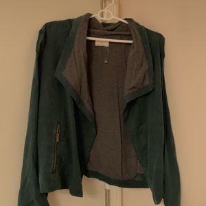 Lou and Grey Green Jacket Side Zip
